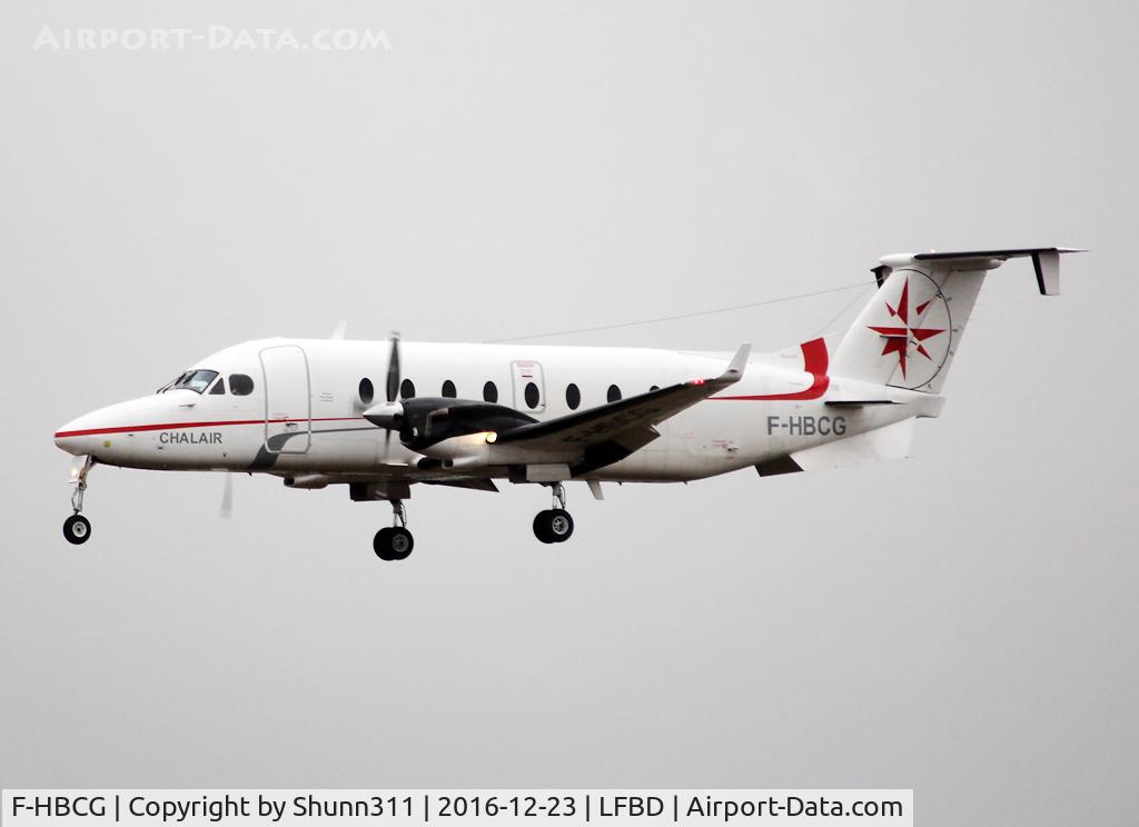 F-HBCG, 1993 Beech 1900D C/N UE-70, Landing rwy 23