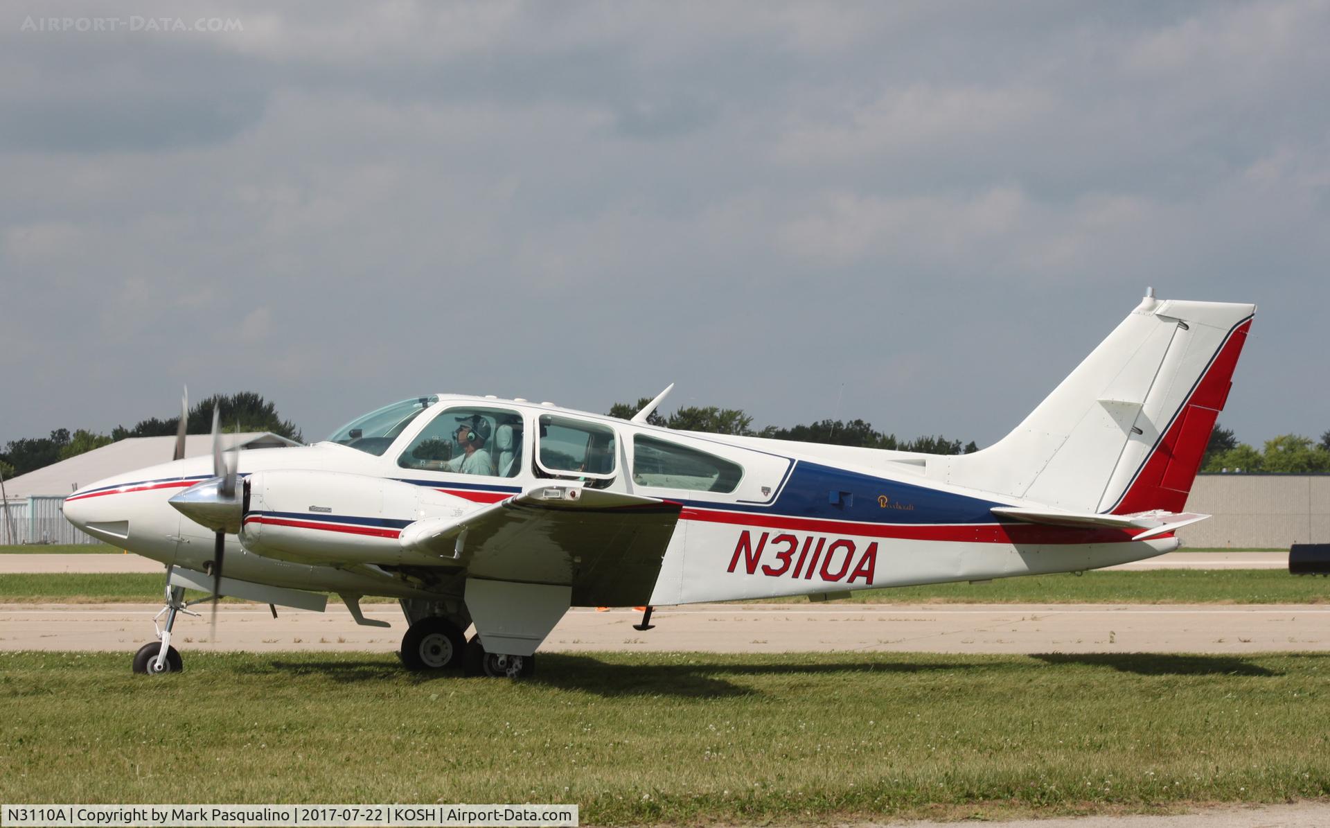 N3110A, 1979 Beech 95-B55 (T42A) Baron C/N TC-2207, Beech B55