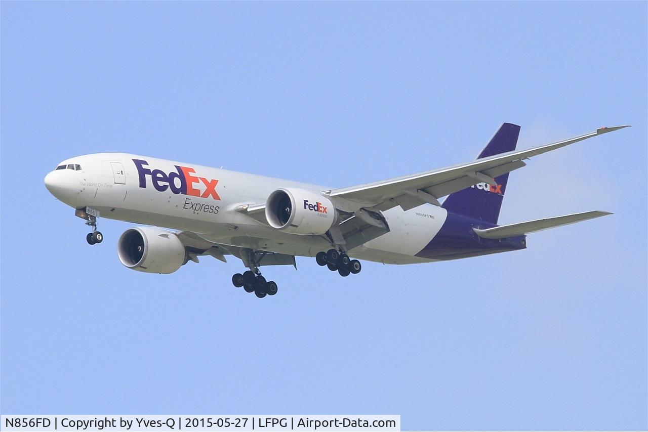 N856FD, 2010 Boeing 777-FS2 C/N 37727, Boeing 777-FS2, Short approach rwy 27R, Paris-Roissy Charles De Gaulle airport (LFPG-CDG)