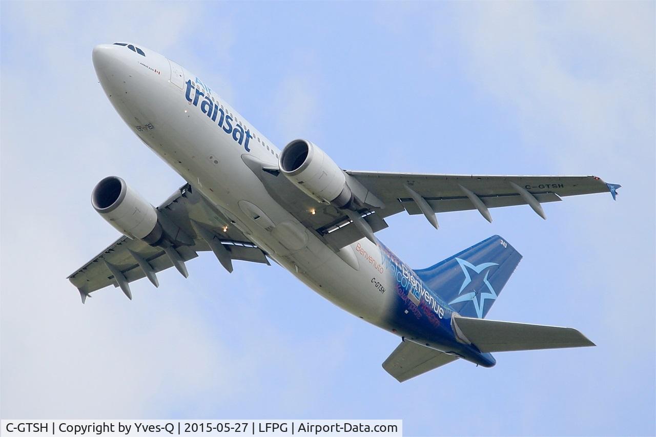 C-GTSH, 1991 Airbus A310-308 C/N 599, Airbus A310-308, Take off Rwy 27L, Roissy Charles De Gaulle Airport (LFPG-CDG)
