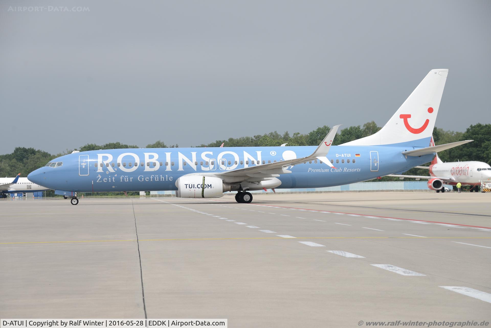 D-ATUI, 2011 Boeing 737-8K5 C/N 37252, Boeing 737-8K5(W) - X3 TUI TUIfly 'Robinson Club' - 37252 - D-ATUI - 28.05.2016 - CGN