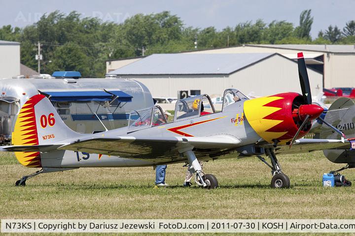 N73KS, 2001 Yakovlev (Aerostar) Yak-52TW C/N 0112230, Yakovlev Yak-52TW CN 0112230, N73KS