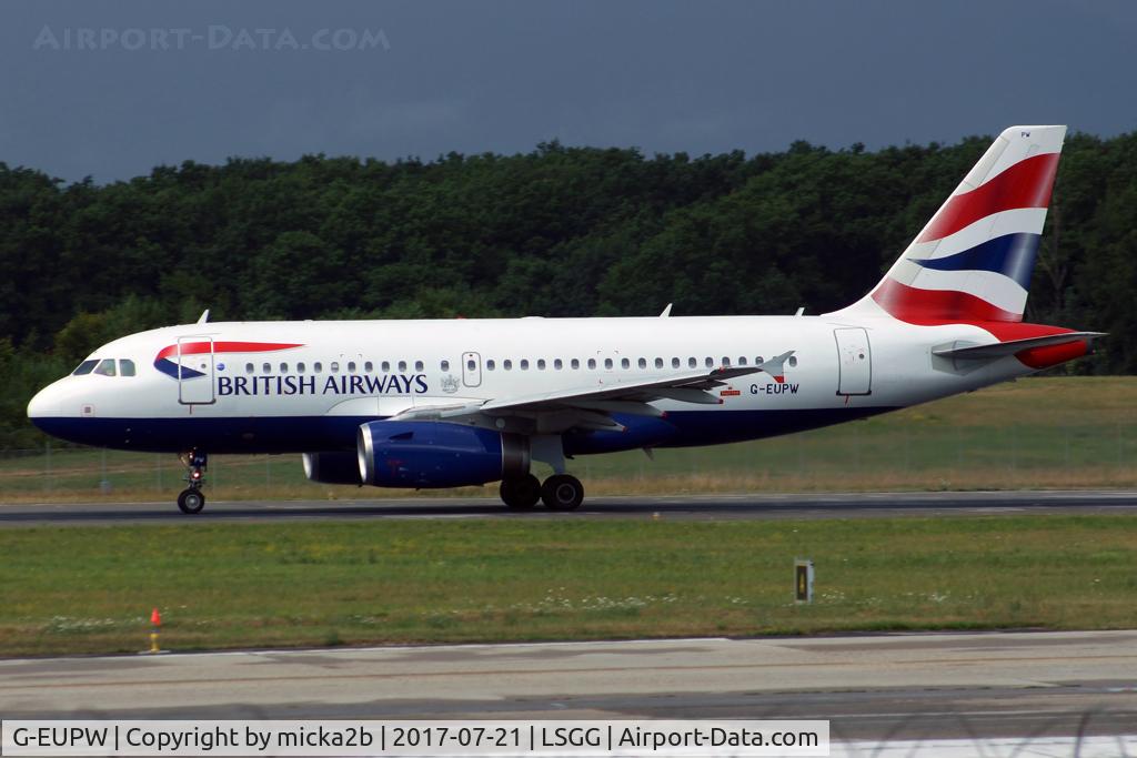 G-EUPW, 2001 Airbus A319-131 C/N 1440, Taxiing