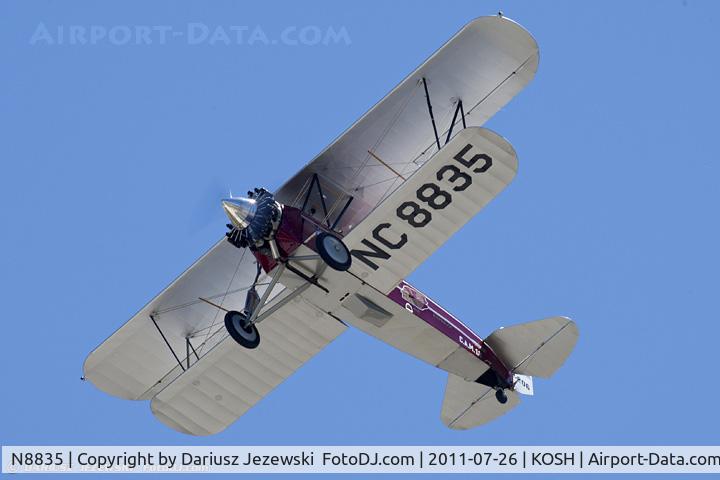 N8835, 1928 Stearman C3-B Sport Commercial C/N 241, Stearman Aircraft C3-B CN 241, NC8835