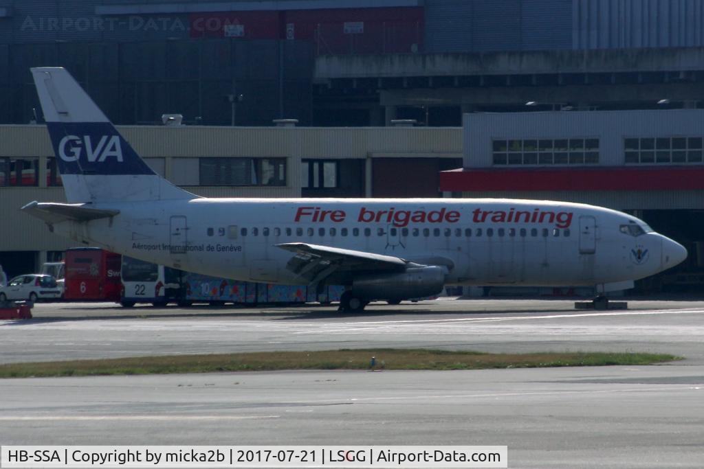 HB-SSA, 1968 Boeing 737-222 C/N 19067, Parked