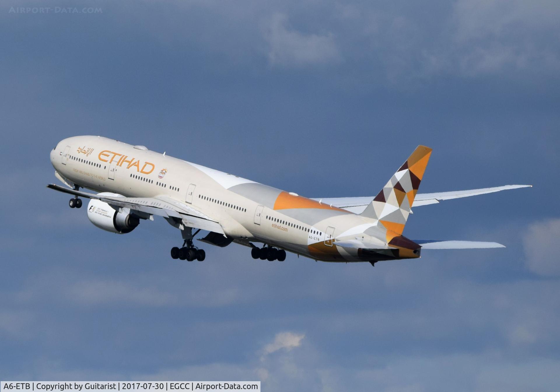 A6-ETB, 2005 Boeing 777-3FX/ER C/N 34598, At Manchester