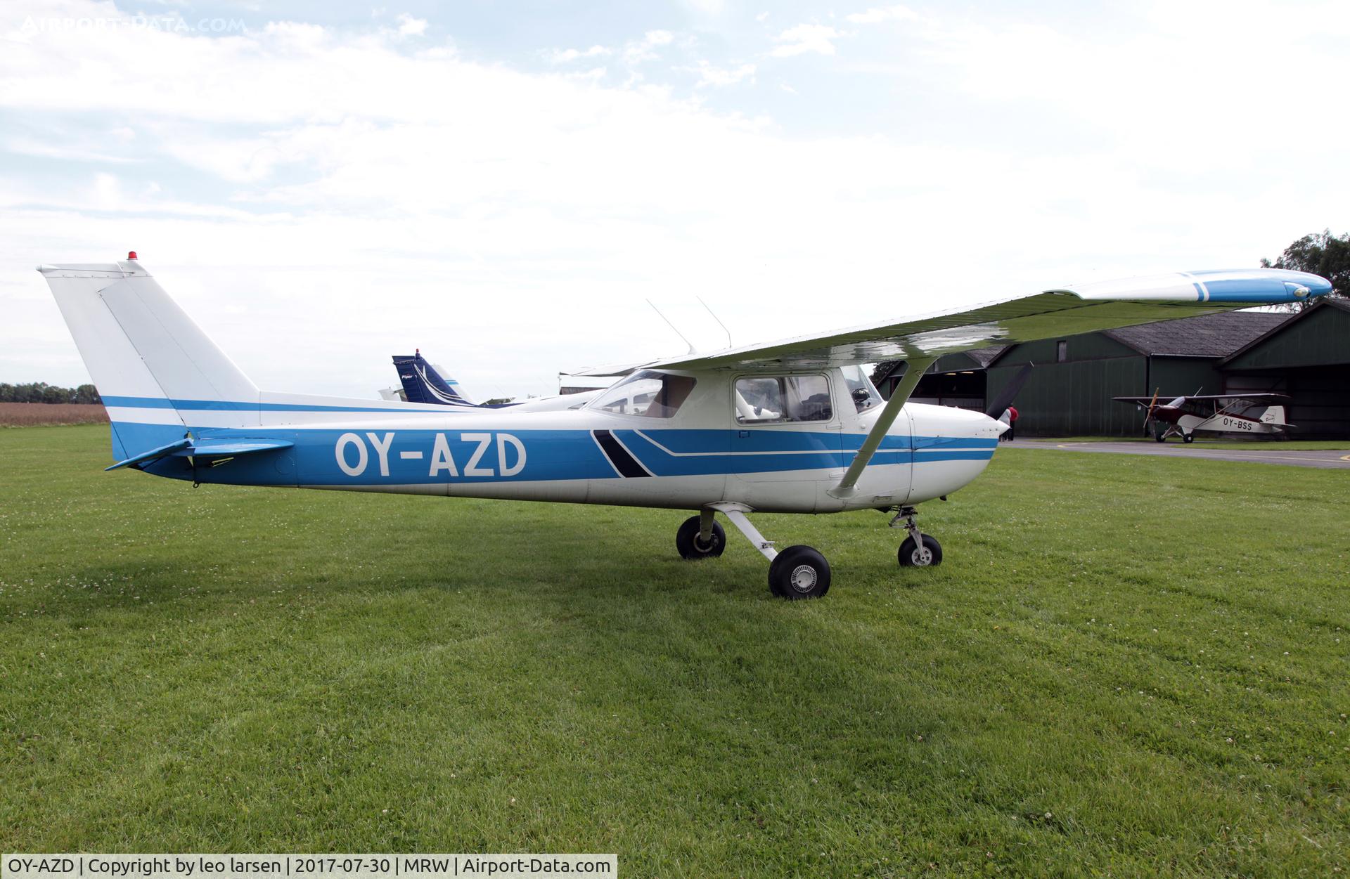 OY-AZD, 1974 Reims F150L C/N 1078, Maribo 30.7.2017