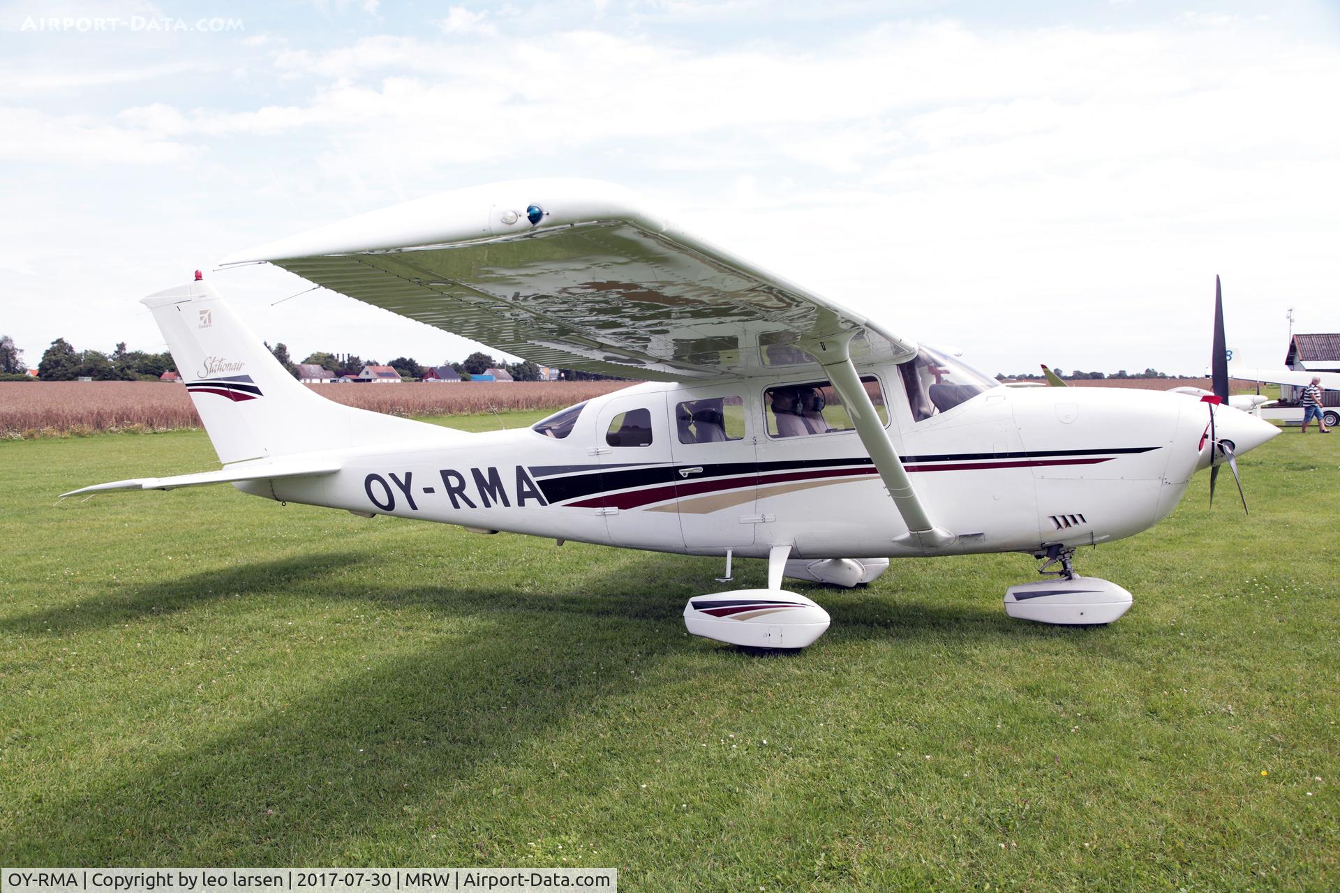 OY-RMA, 1999 Cessna 206H Stationair Stationair C/N 20608057, Maribo 30.7.2017