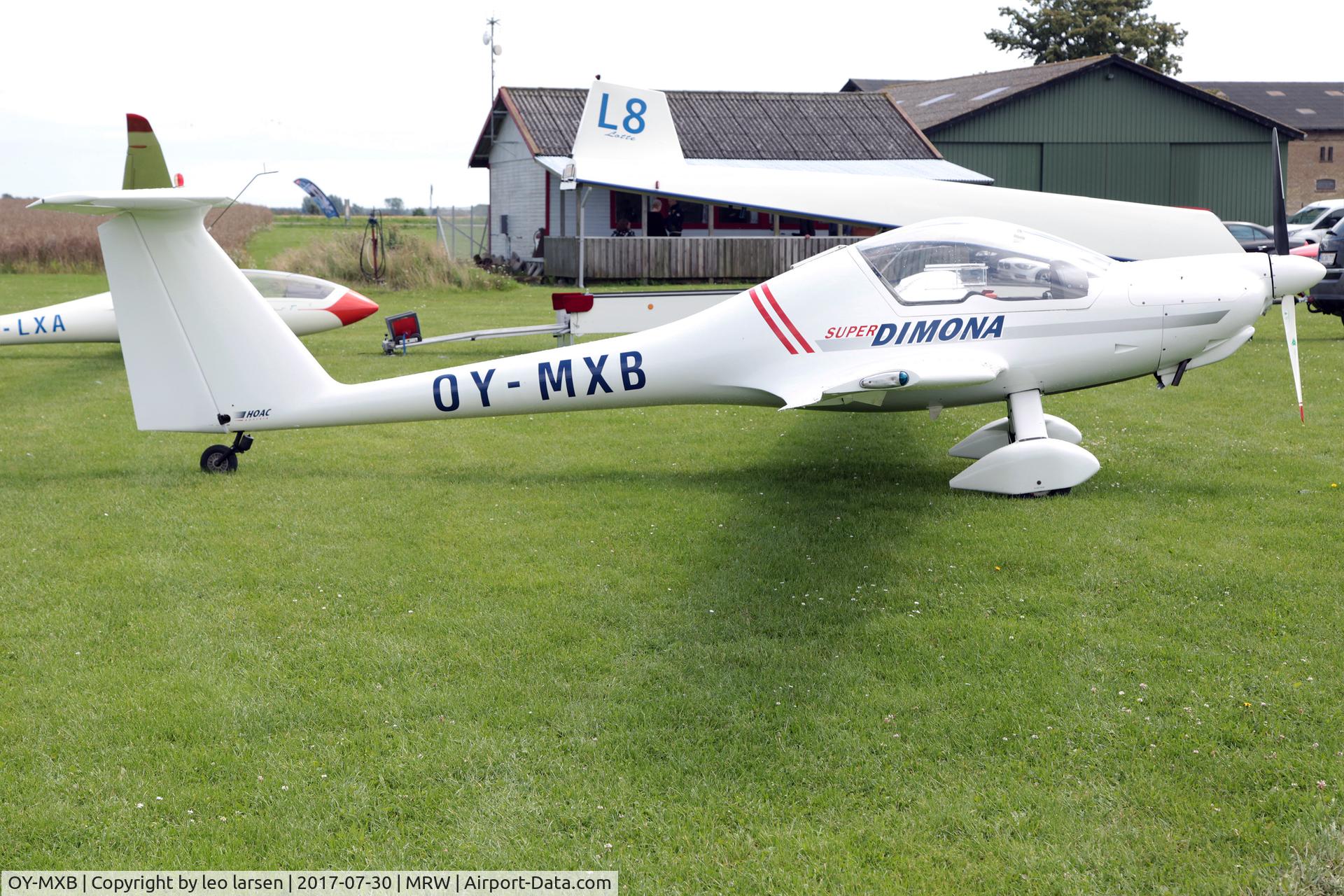 OY-MXB, 1992 Diamond HK-36R Super Dimona C/N 36385, Maribo 30.7.2017