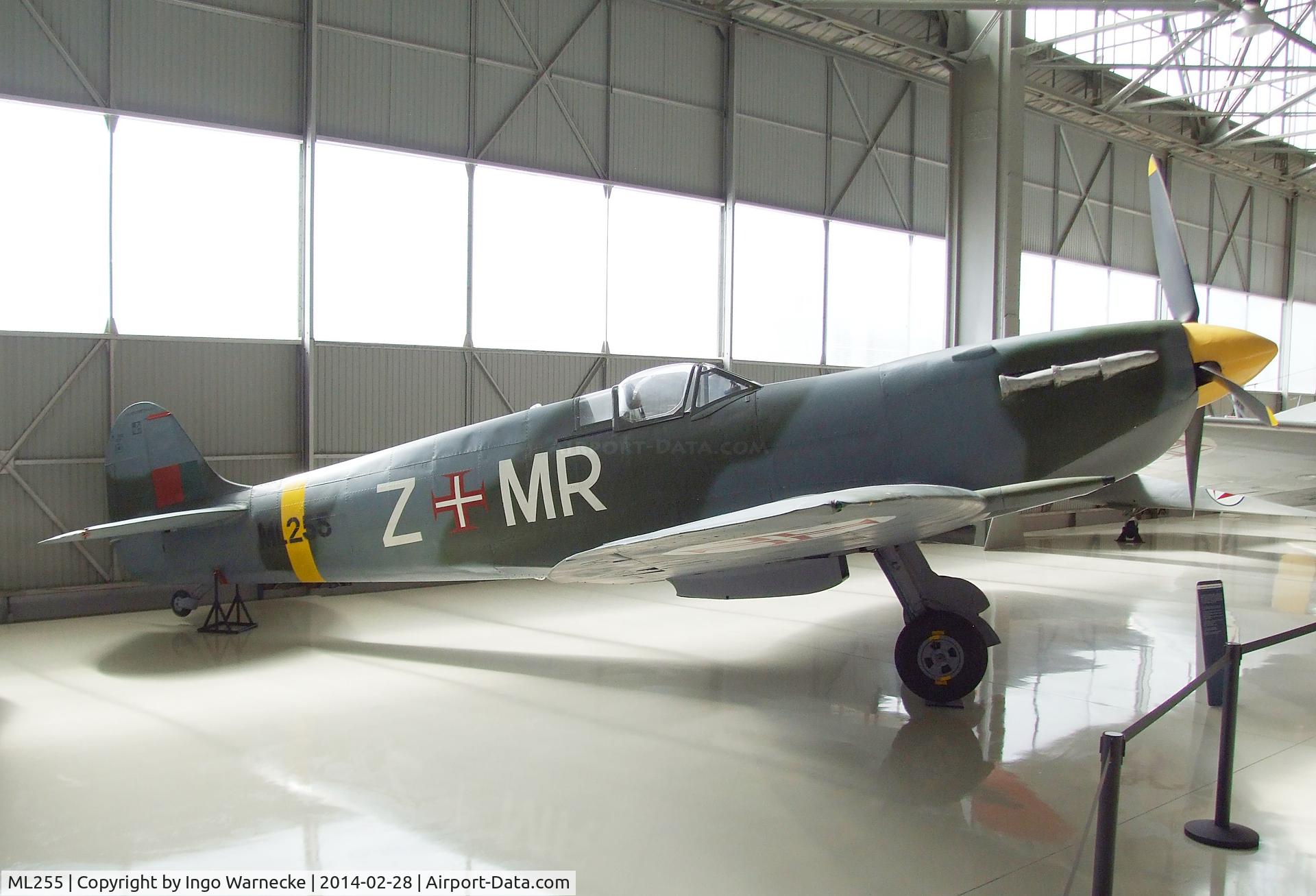 ML255, Supermarine 361 Spitfire HF.IXc C/N CBAF.8342, Supermarine Spitfire HF.IXc at the Museu do Ar, Sintra