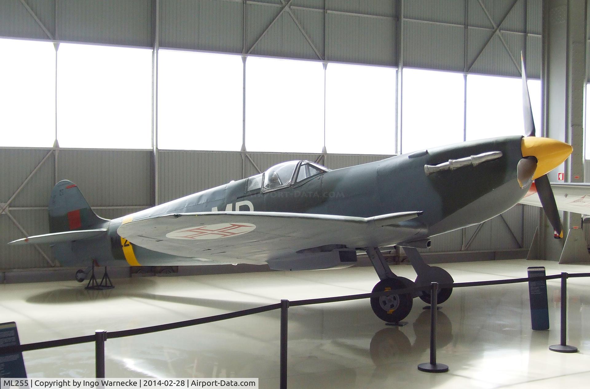ML255, Supermarine 361 Spitfire HF.IXc C/N CBAF.8342, Supermarine Spitfire HF.IXc at the Museu do Ar, Sintra