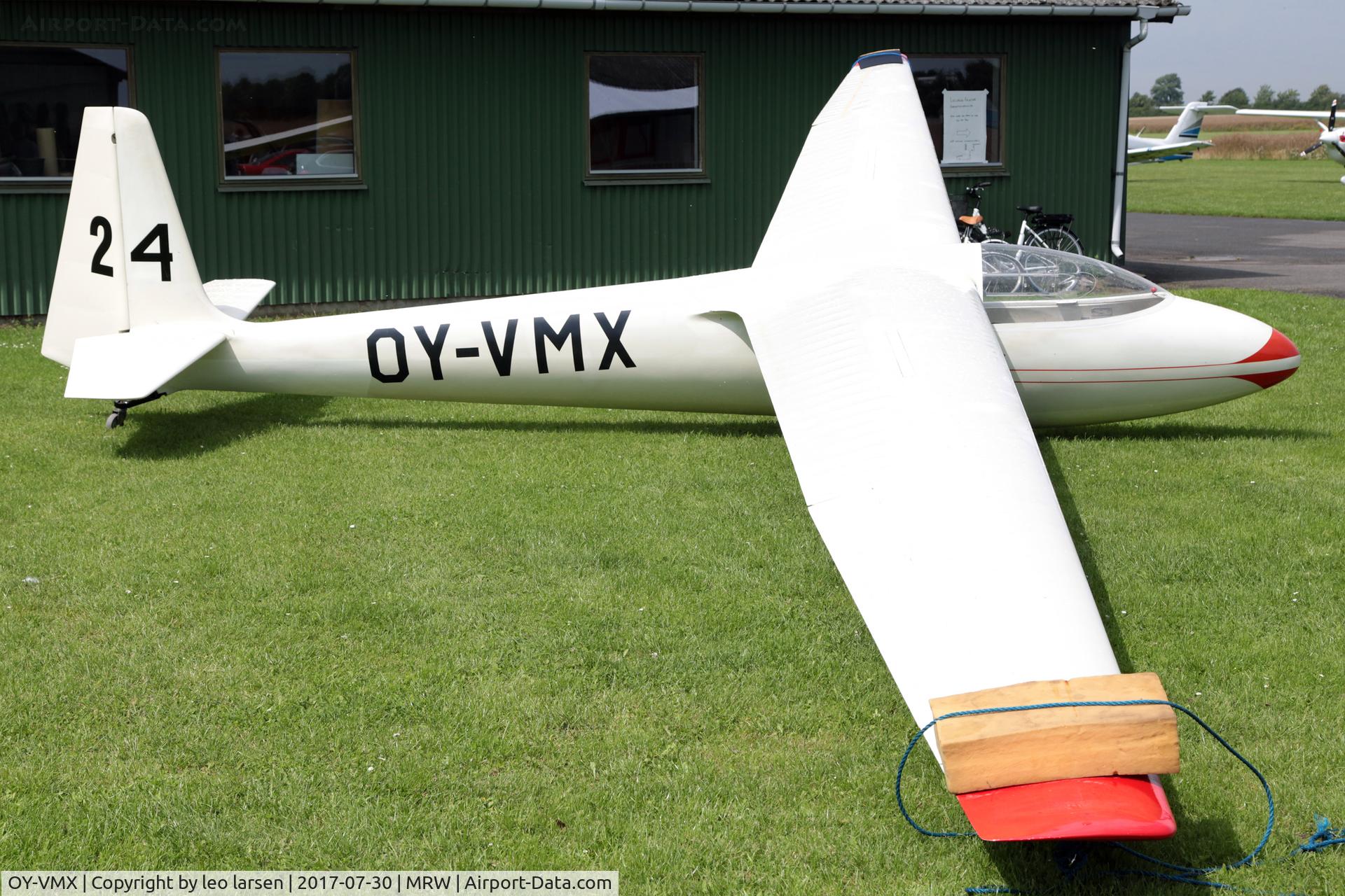 OY-VMX, 1967 Schleicher Ka-6E Rhonsegler C/N 4077, Maribo 30.7.2017