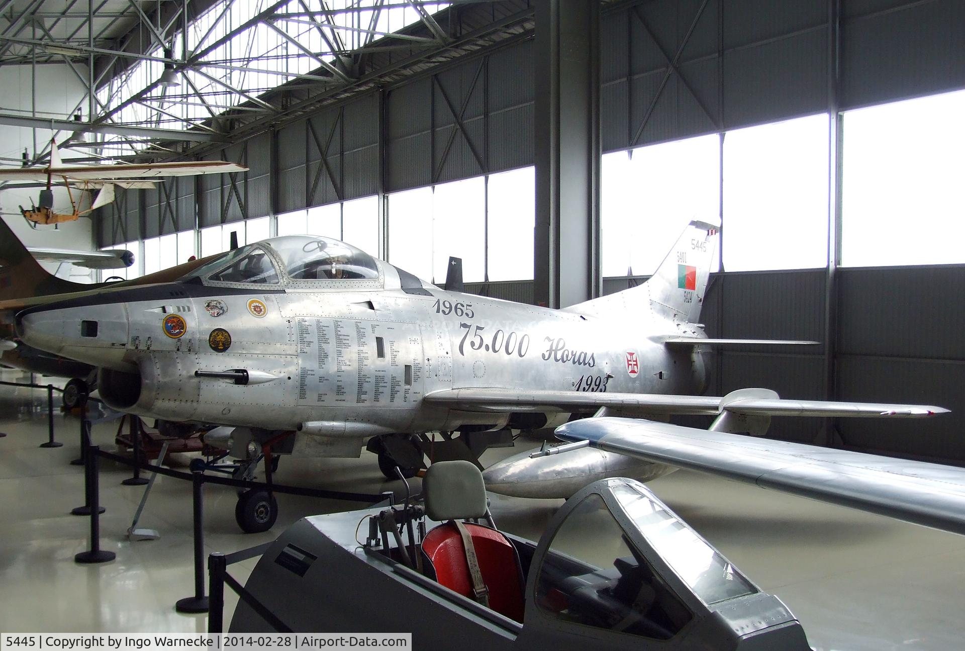 5445, Fiat G-91R/3 C/N F1-0091, FIAT G.91R/3 (with special markings celebrating 75.000 G.91 flying hours with FAeP) at the Museu do Ar, Sintra