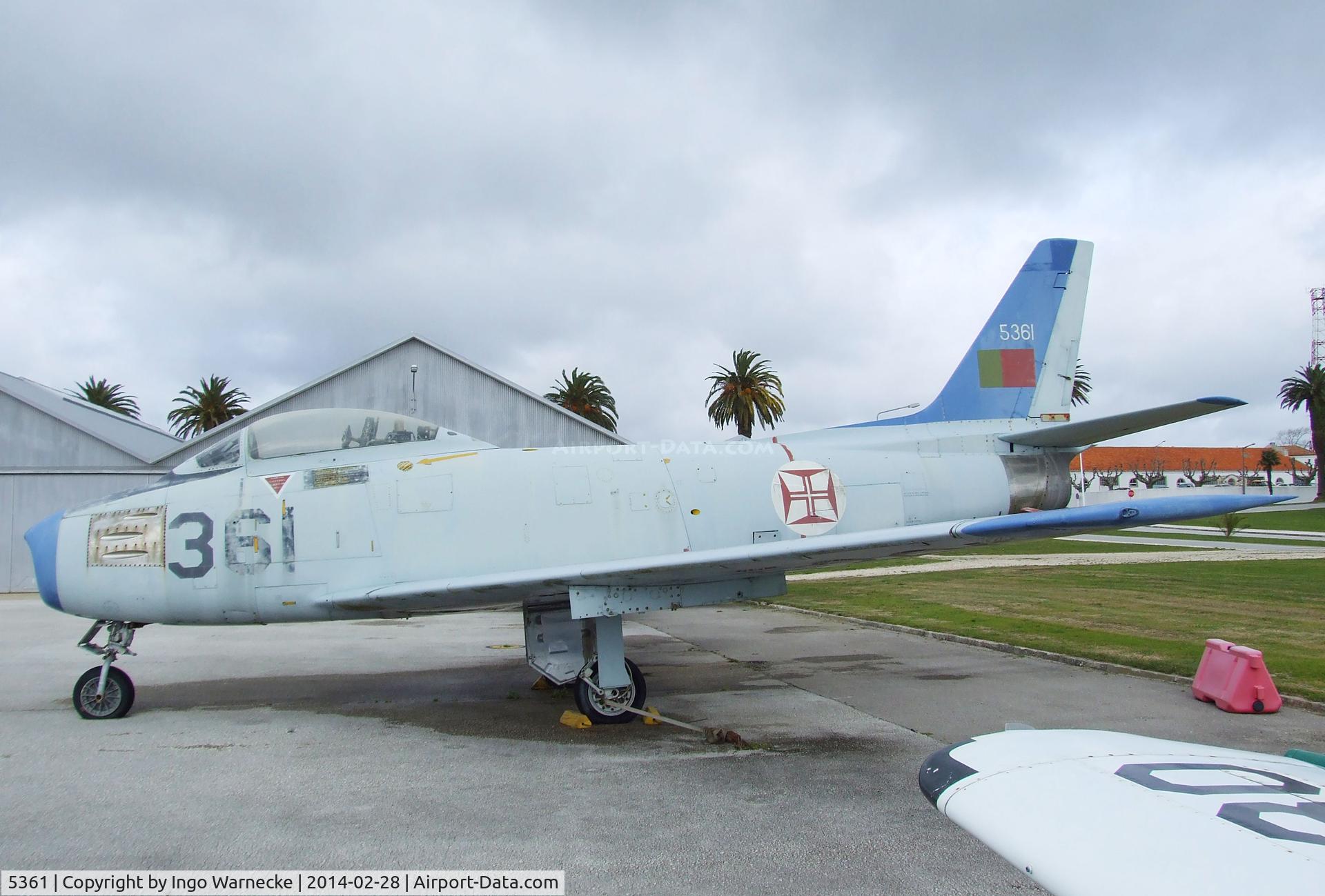 5361, North American F-86F Sabre C/N 202-133, North American F-86F Sabre at the Museu do Ar, Sintra