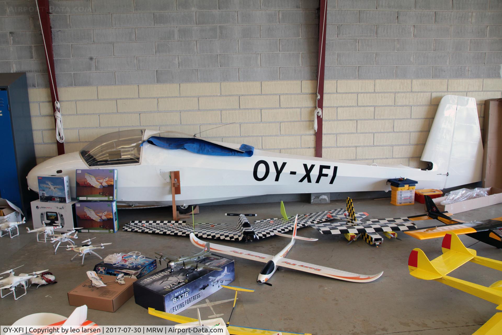 OY-XFI, 1965 Schleicher Ka-8B C/N 8495, Maribo 30.7.2017
