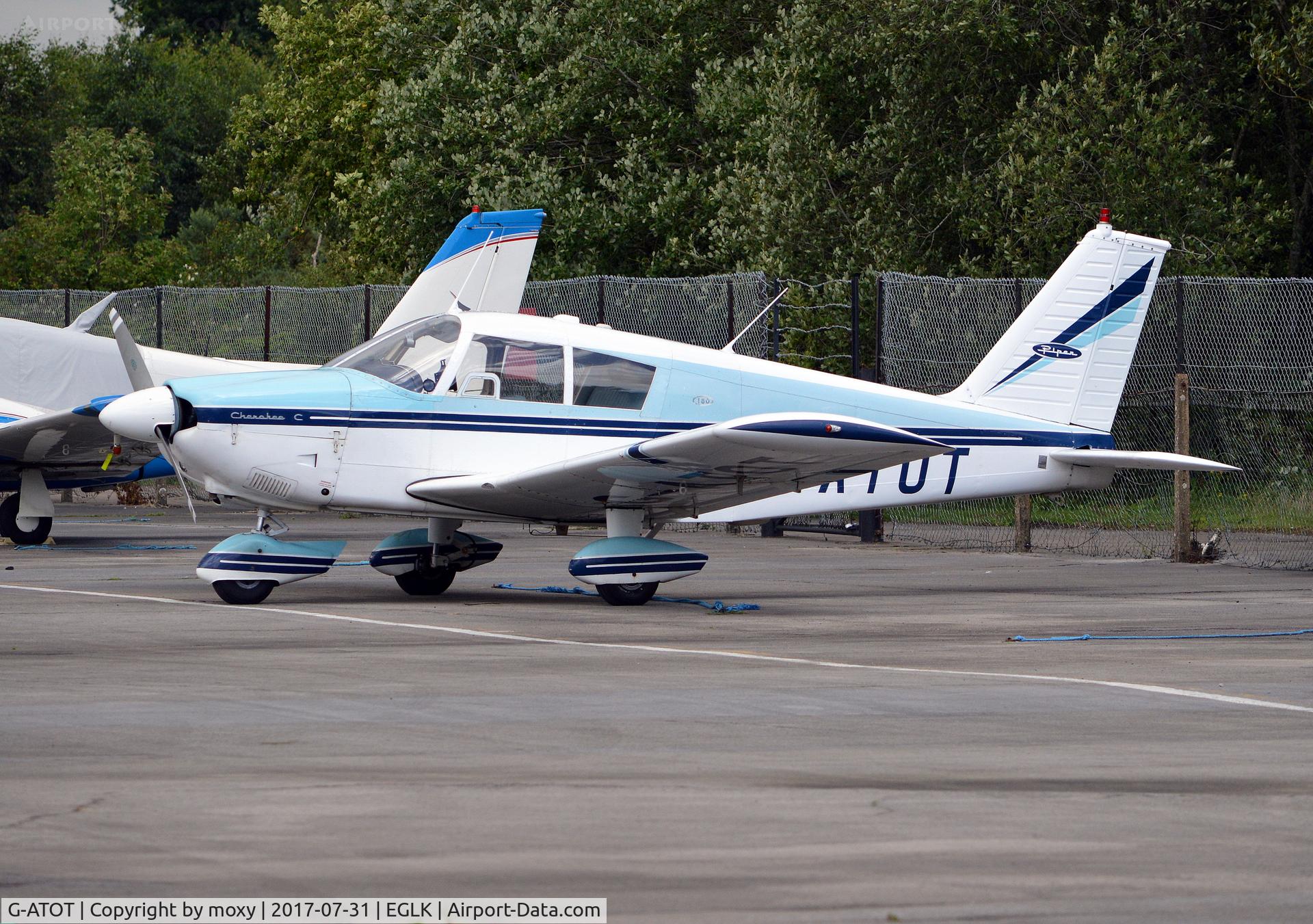 G-ATOT, 1966 Piper PA-28-180 Cherokee C C/N 28-3061, Piper PA-28-180 Cherokee at Blackbushe.