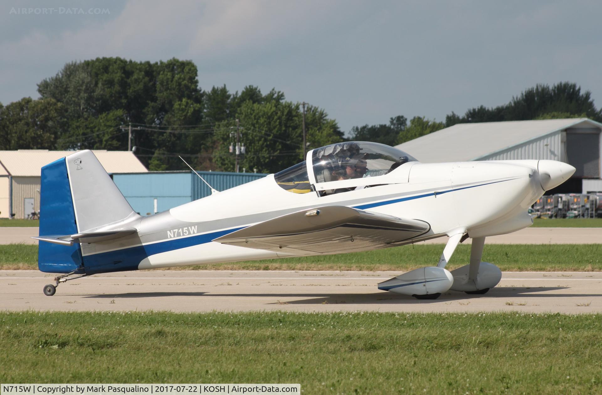 N715W, Vans RV-6 C/N 21185, Vans RV-6