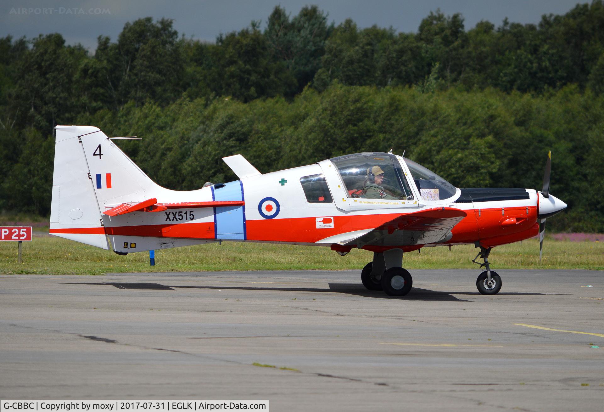 G-CBBC, 1973 Scottish Aviation Bulldog T.1 C/N BH120/201, Scottish Aviation Bulldog T.1 at Blackbushe.