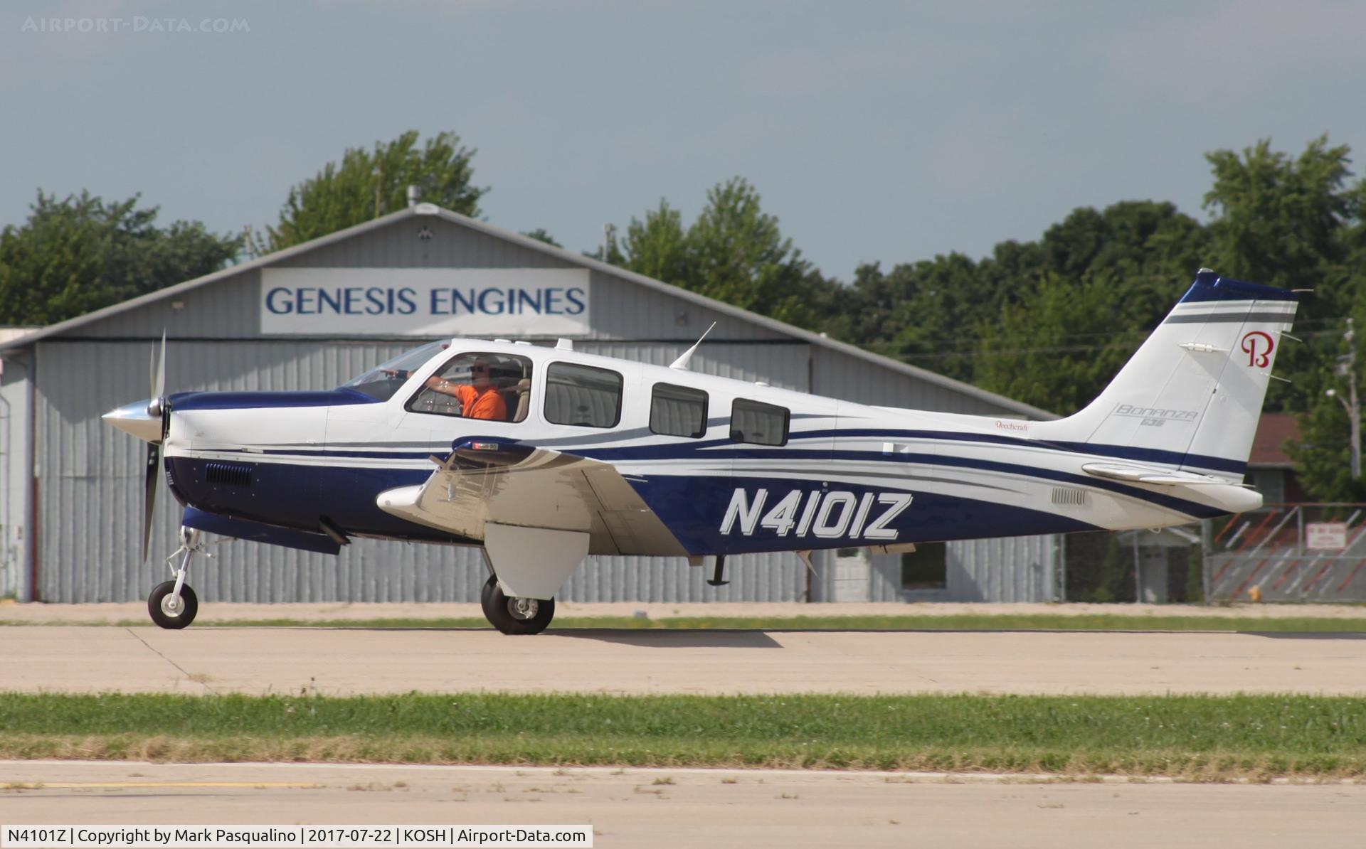 N4101Z, 2017 Beechcraft G36 Bonanza C/N E-4101, Beech G36