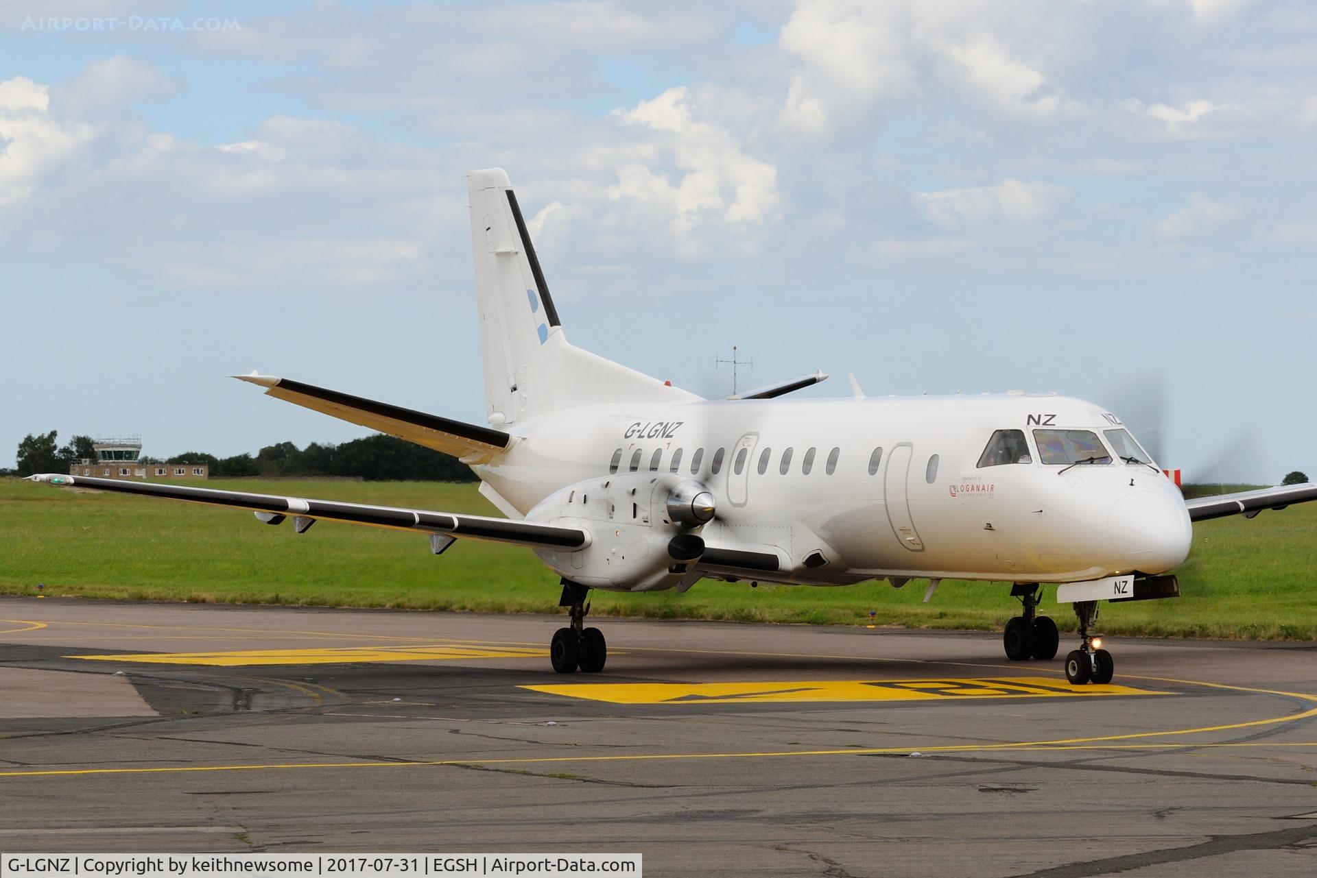 G-LGNZ, 1989 Saab 340B C/N 340B-167, Return Visitor.