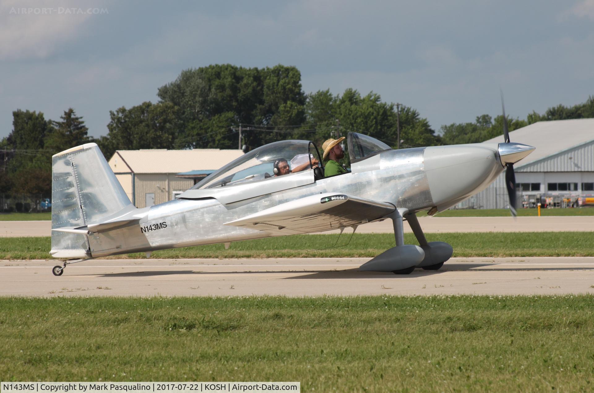 N143MS, 2017 Vans RV-8 C/N 83140, Vans RV-8