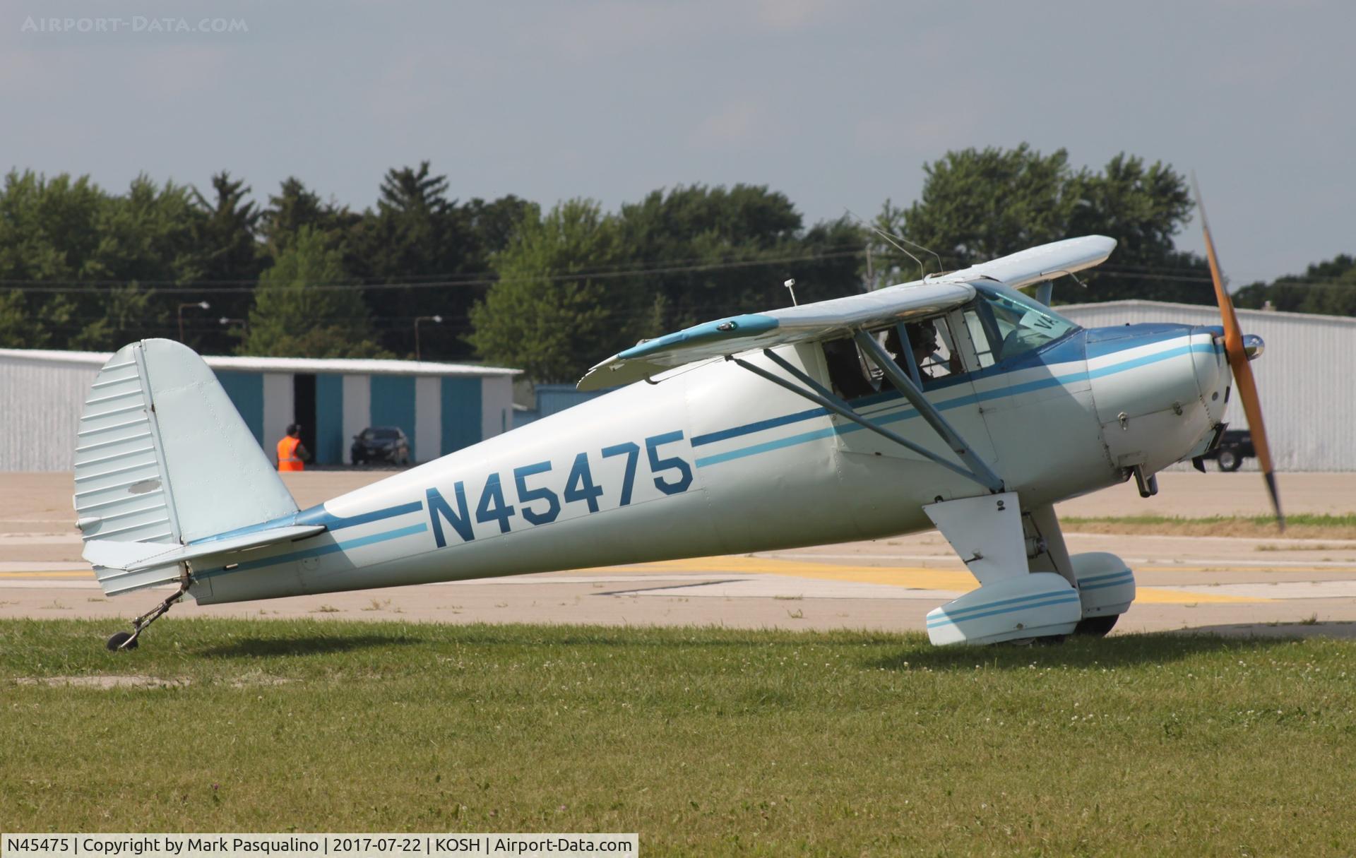 N45475, 1946 Luscombe 8A C/N 2002, Luscombe 8A