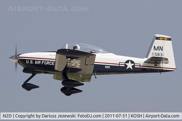 N2D, 2005 Vans RV-8A C/N 80583, RV-8A CN 80583, N2D