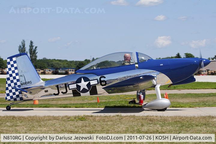 N810RG, 2007 Vans RV-8 C/N 81961, RV-8 CN 81961, N810RG