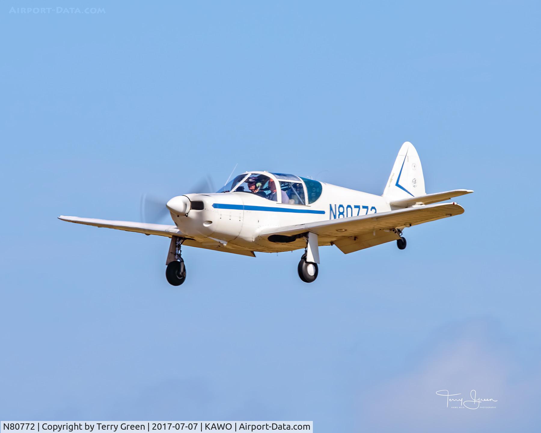 N80772, 1946 Globe GC-1B Swift C/N 175, 2017 Arlington Fly-In