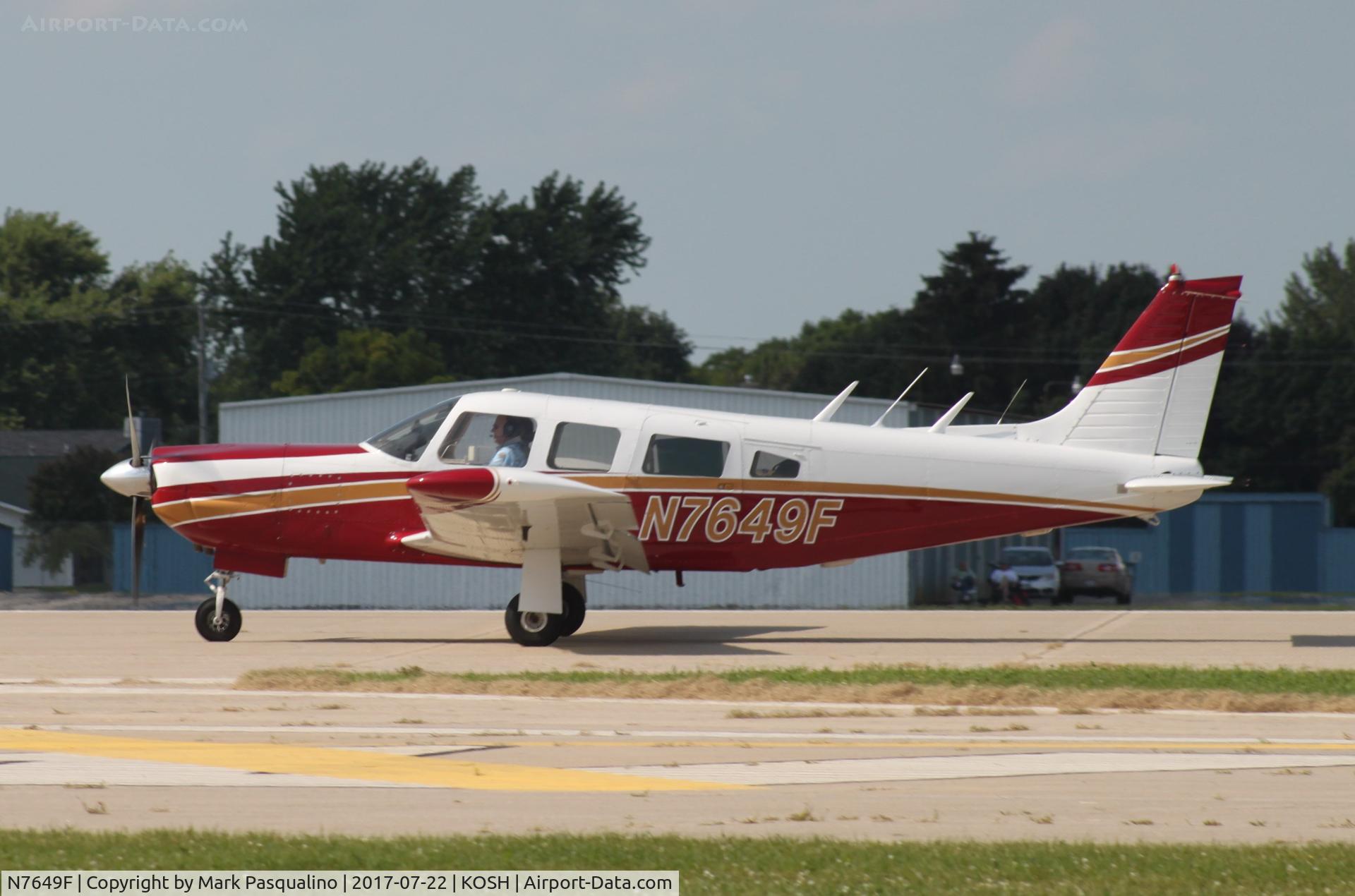 N7649F, Piper PA-32R-300 Cherokee Lance C/N 32R-7780072, Piper PA-32R-300