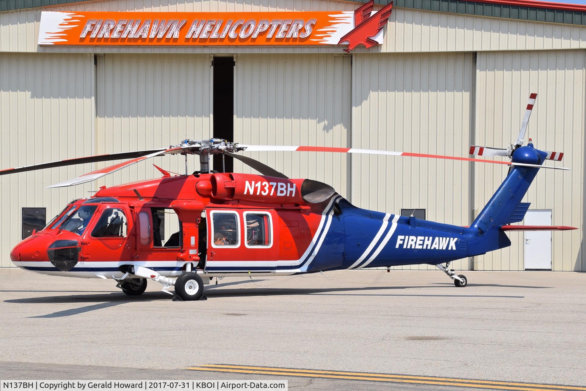 N137BH, 1995 Sikorsky S-70A-27 Black Hawk C/N 702127, Parked on Firehawk ramp.