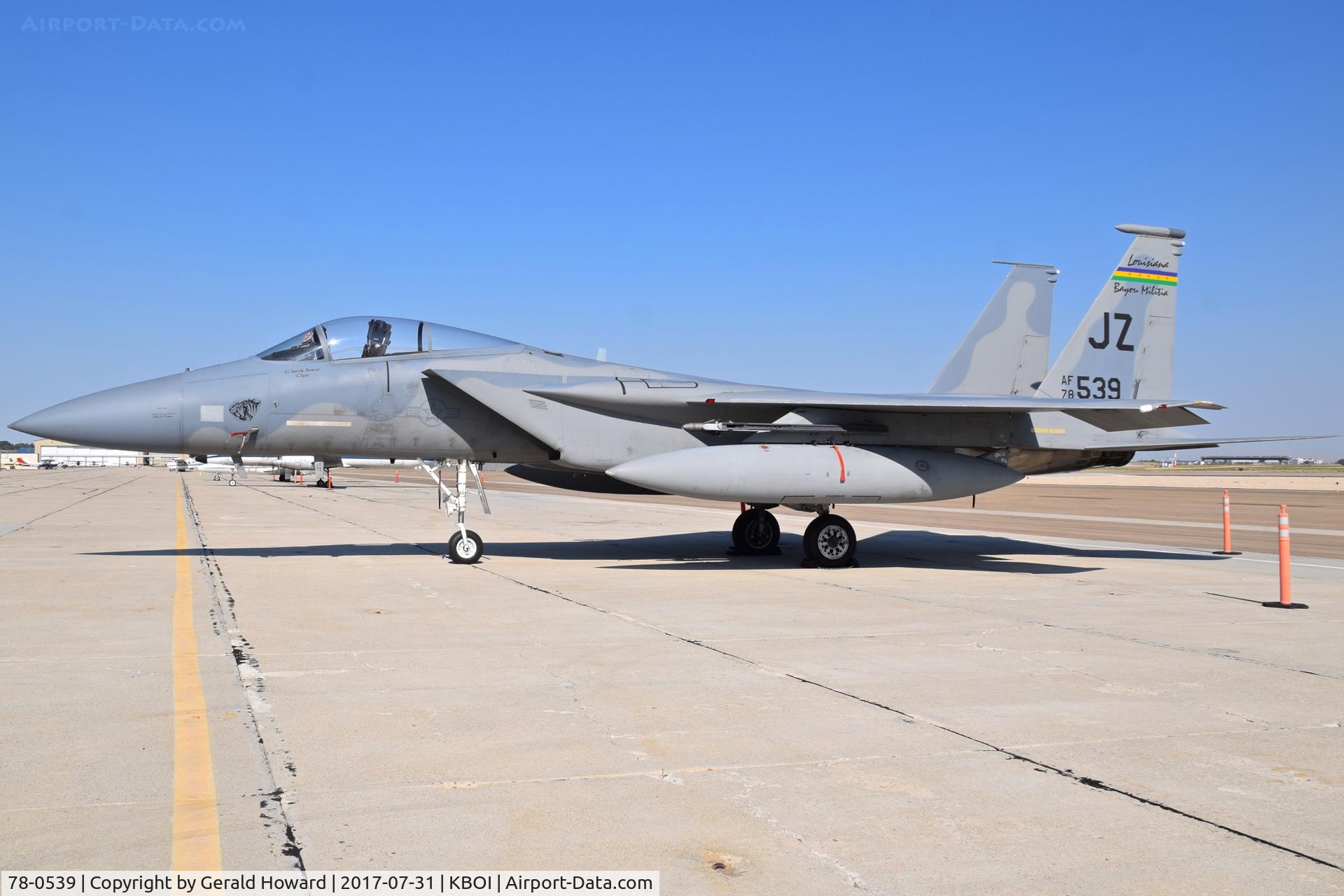78-0539, 1978 McDonnell Douglas F-15C Eagle C/N 0529/C072, 159th Fighter Wing 