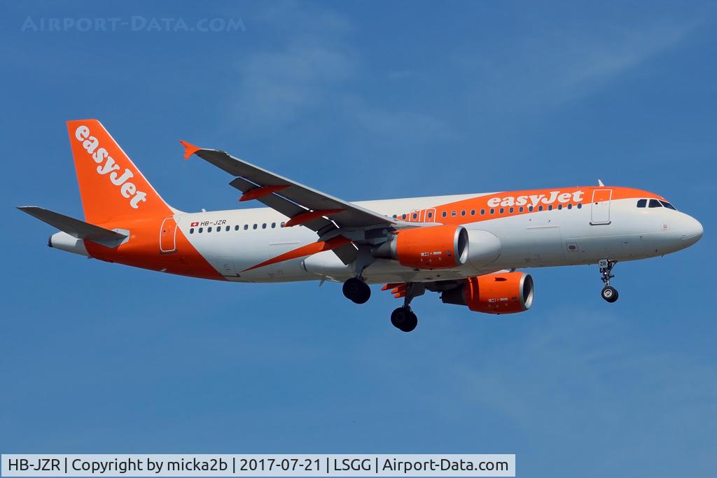 HB-JZR, 2009 Airbus A320-214 C/N 4034, Landing