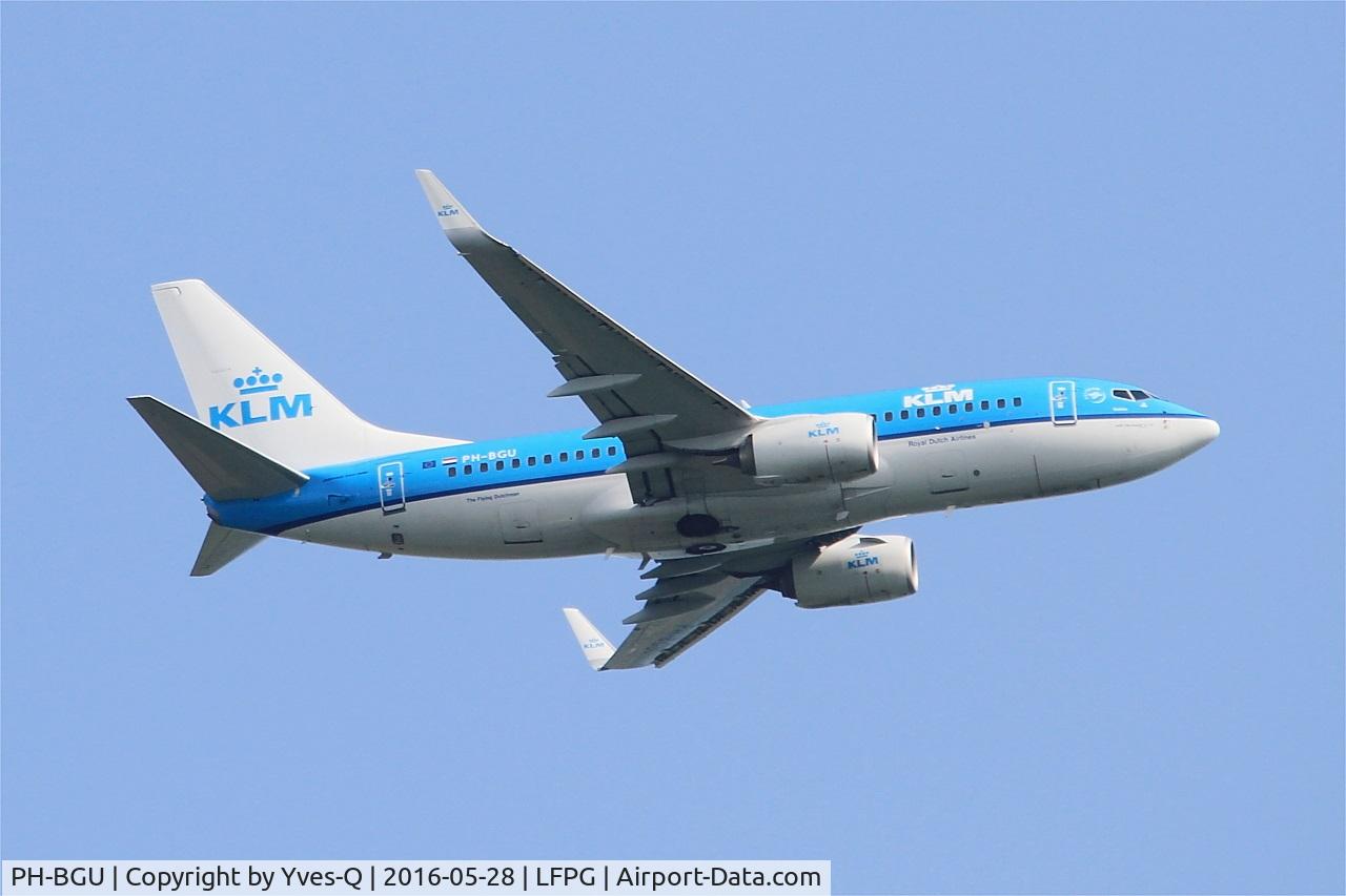 PH-BGU, 2011 Boeing 737-7K2 C/N 39257, Boeing 737-7K2, Take off rwy 06R, Roissy Charles De Gaulle airport (LFPG-CDG)