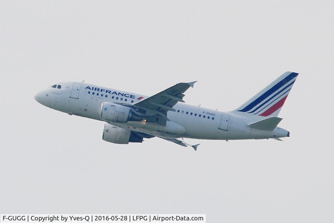 F-GUGG, 2004 Airbus A318-111 C/N 2317, Airbus A318-111, Take off rwy 08L, Roissy Charles De Gaulle airport (LFPG-CDG)