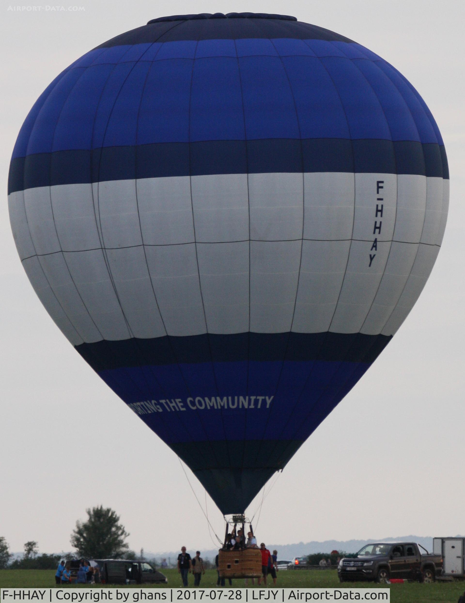 F-HHAY, 2004 Lindstrand Balloons LBL 90A C/N 967, Chambley 2017