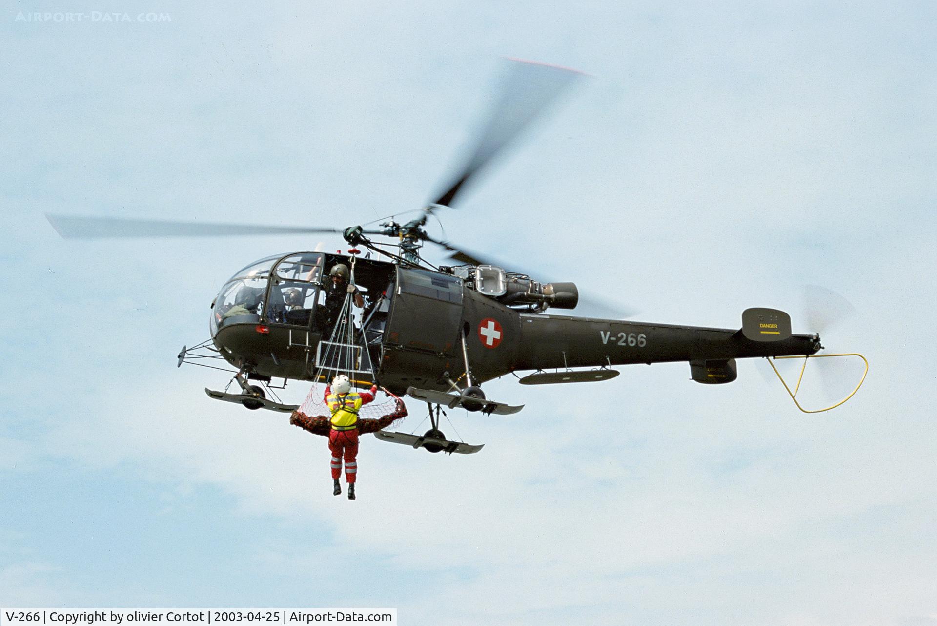 V-266, F+W Emmen SE-3160 Alouette III C/N 142/1088, Payerne 2003