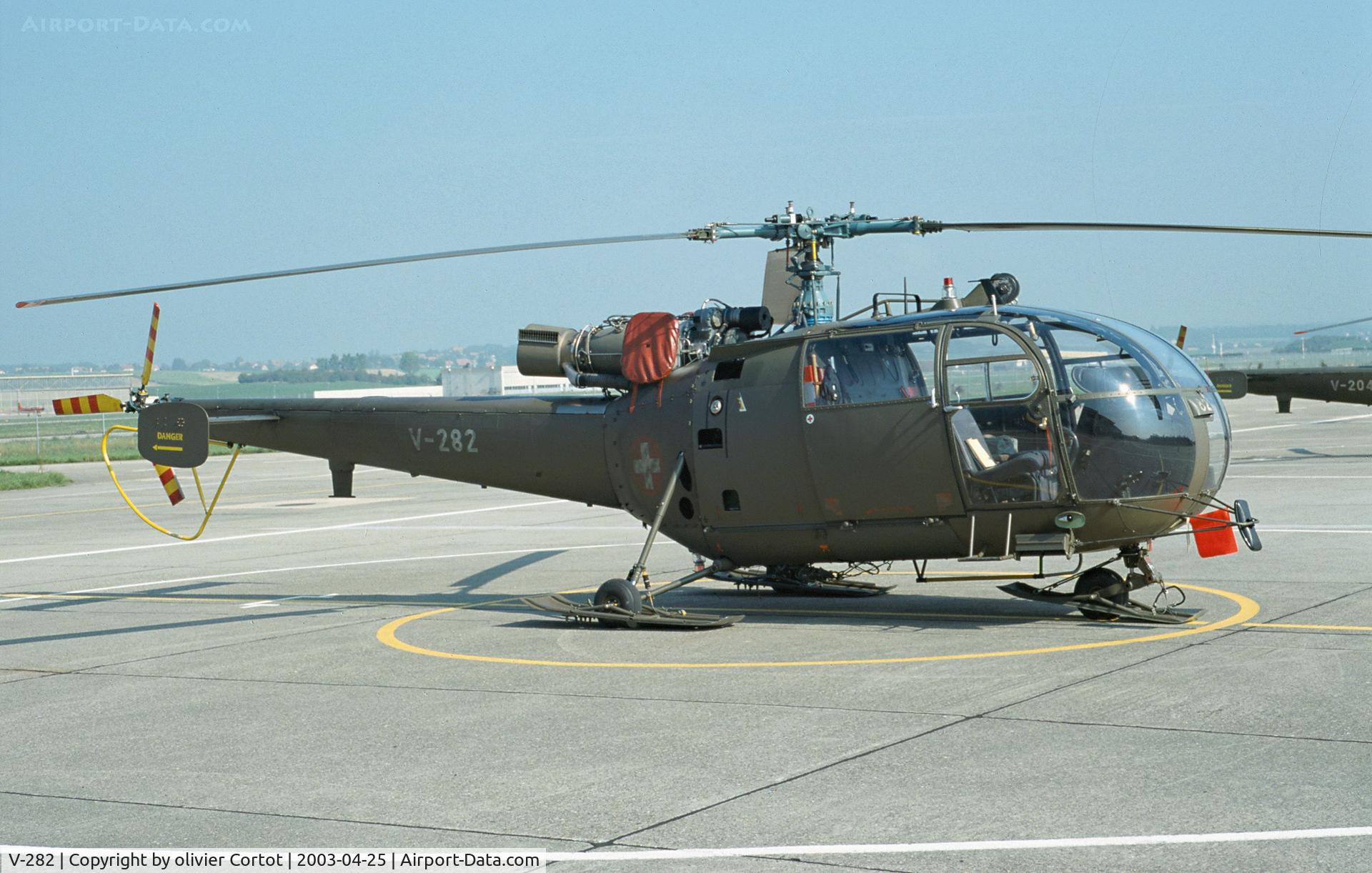 V-282, Aérospatiale SA-316B Alouette III C/N 158/1104, Payerne AB