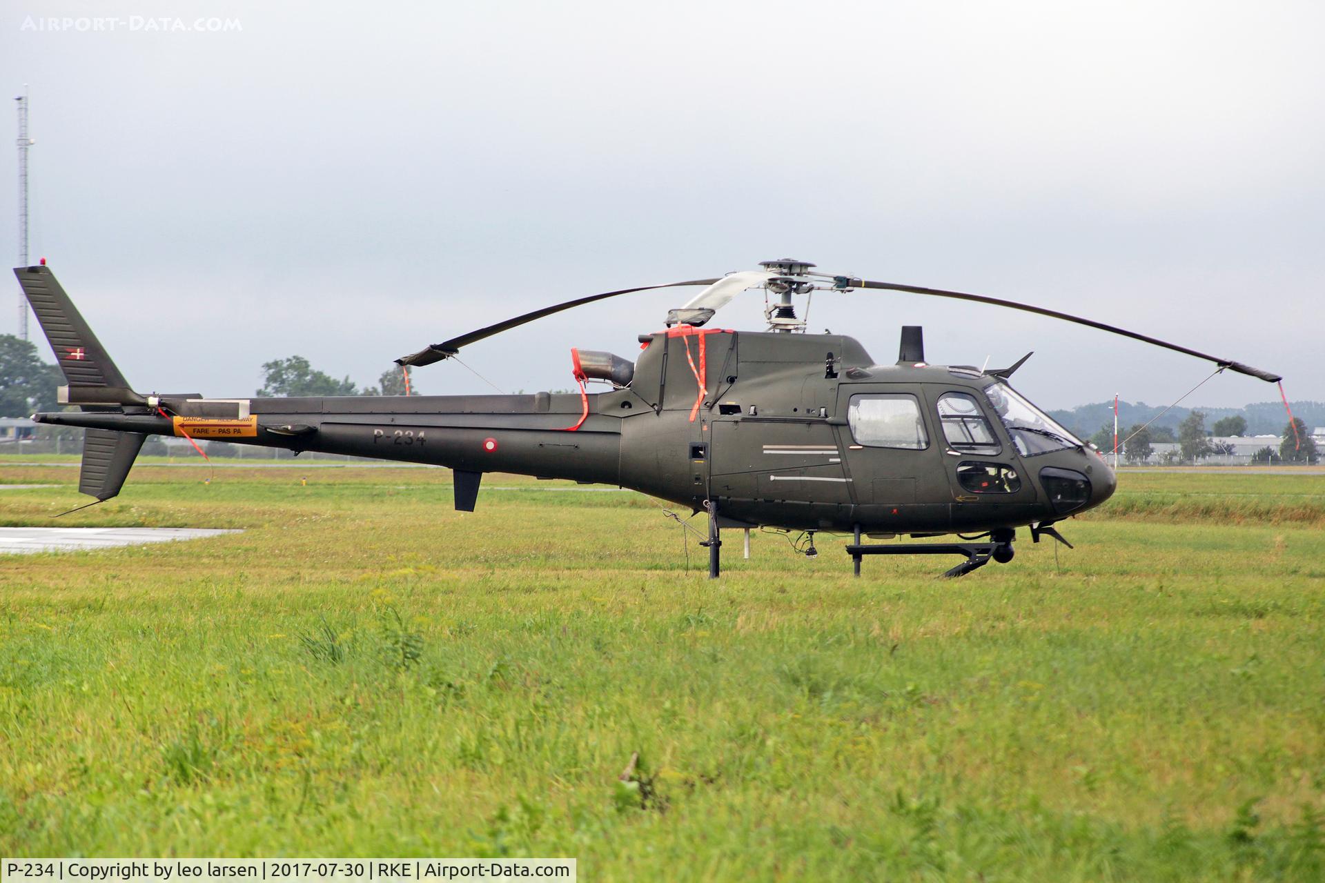 P-234, Aerospatiale AS-550C-2 Fennec C/N 2234, Roskilde 30.7.2017