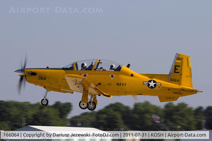 166064, Raytheon T-6B Texan II C/N PN-55, T-6B Texan II 166064 E-064 CoNA from TAW-5 NAS Whiting Field, FL