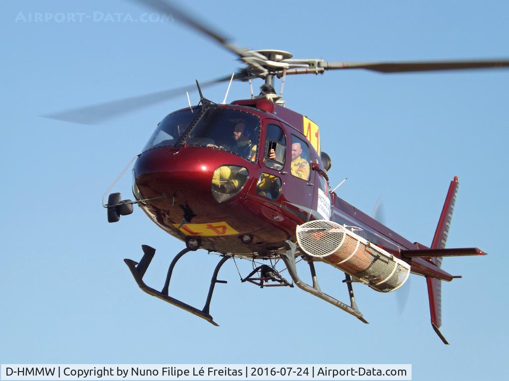 D-HMMW, Eurocopter AS-350B-2 Ecureuil Ecureuil C/N 2727, Landing at CMA Pernes.
