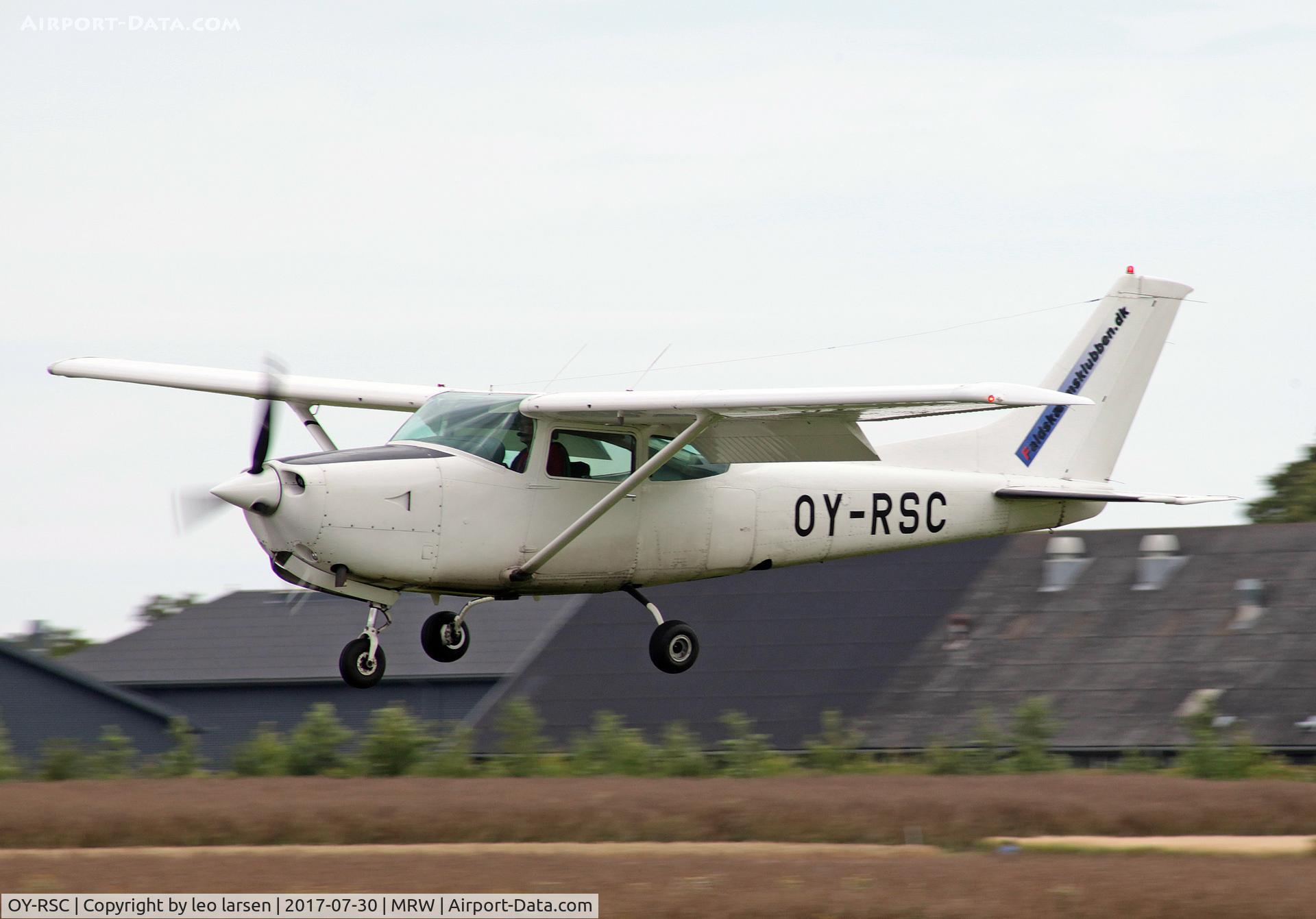OY-RSC, 1980 Cessna TR182 Turbo Skylane RG Turbo Skylane RG C/N R182 01575, Maribo 30.7.2017