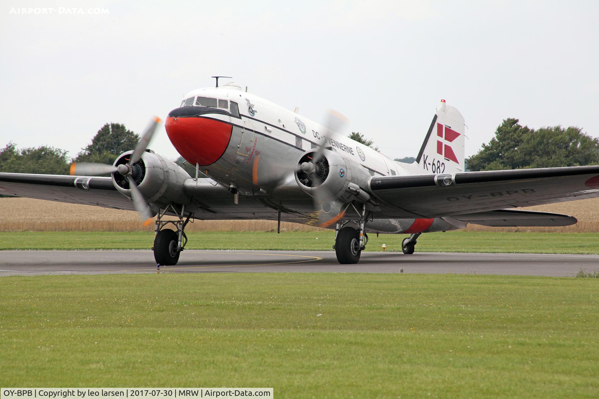 OY-BPB, 1943 Douglas C-47A-85-DL (DC-3A) Skytrain C/N 20019, Maribo 30.7.2017