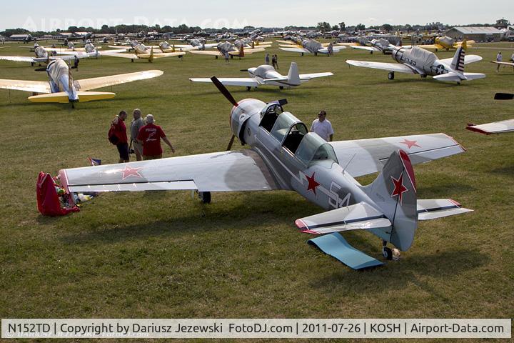 N152TD, 1984 Yakovlev (Aerostar) Yak-52TD C/N 844103, Yakovlev Yak-52TD CN 844103, N152TD