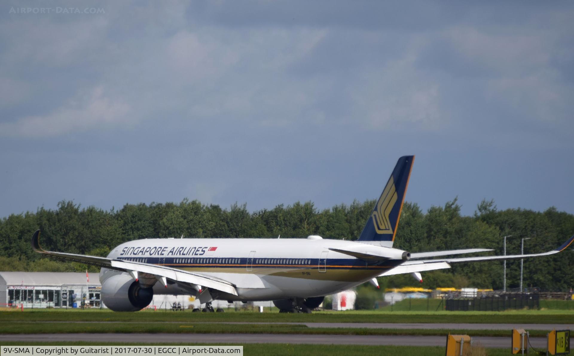 9V-SMA, 2016 Airbus A350-941 C/N 026, At Manchester