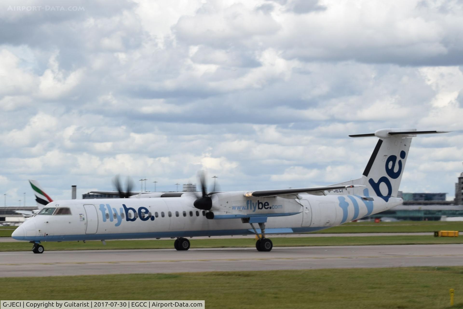 G-JECI, 2005 De Havilland Canada DHC-8-402Q Dash 8 C/N 4105, At Manchester