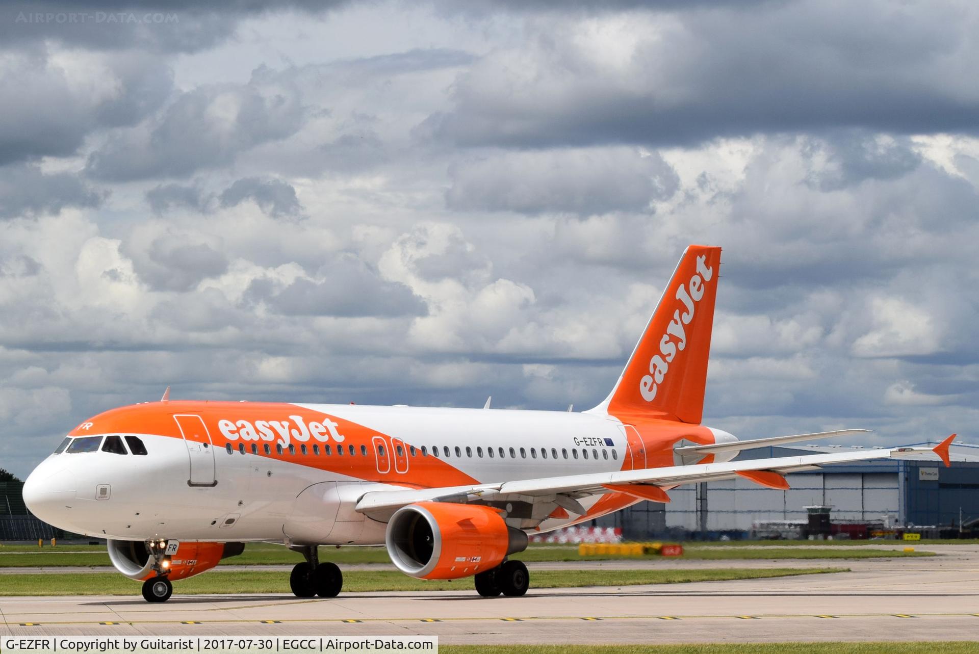 G-EZFR, 2009 Airbus A319-111 C/N 4125, At Manchester