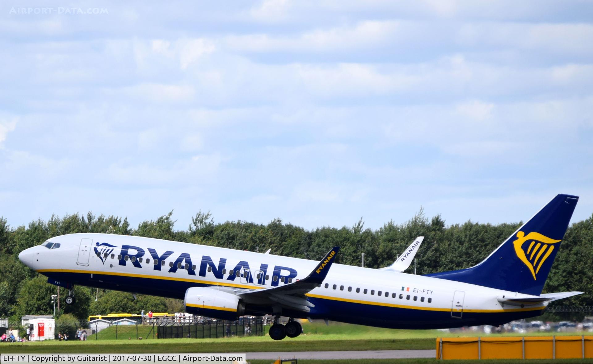 EI-FTY, 2017 Boeing 737-8AS C/N 44772, At Manchester