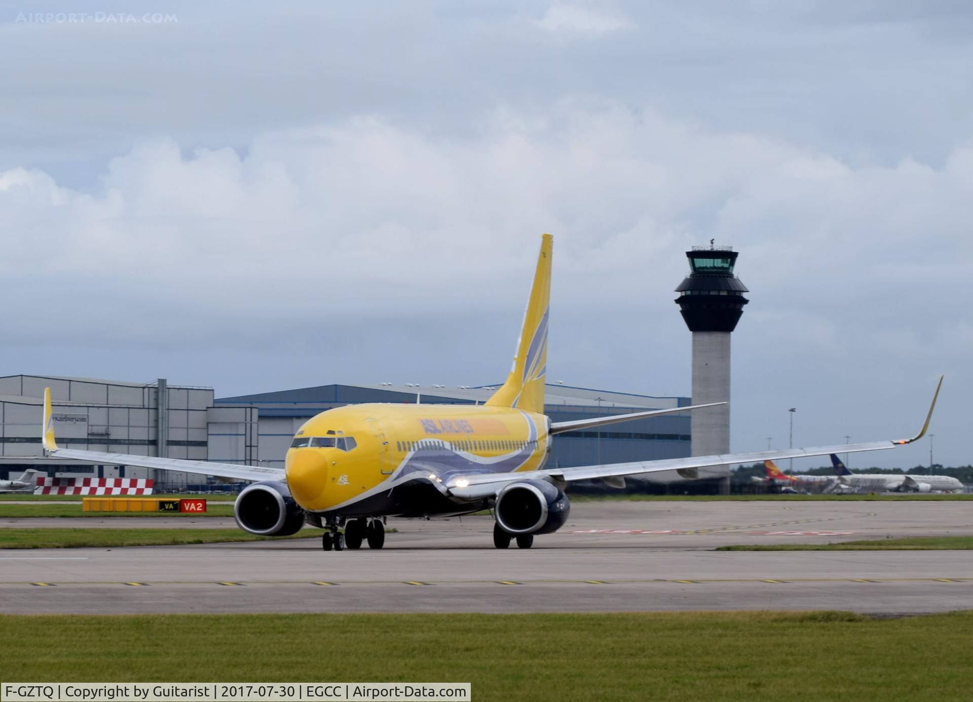 F-GZTQ, 1999 Boeing 737-73S C/N 29080, At Manchester
