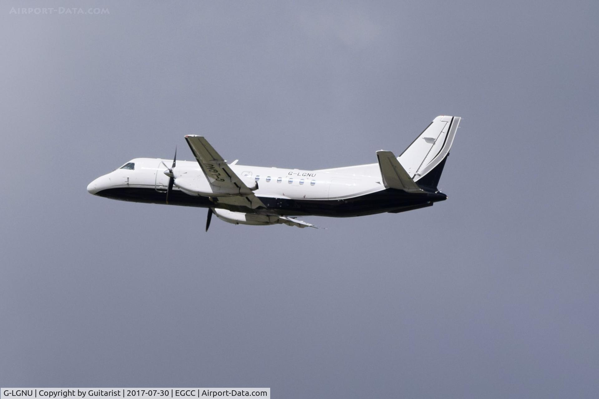 G-LGNU, 1991 Saab 340B C/N 340B-223, At Manchester